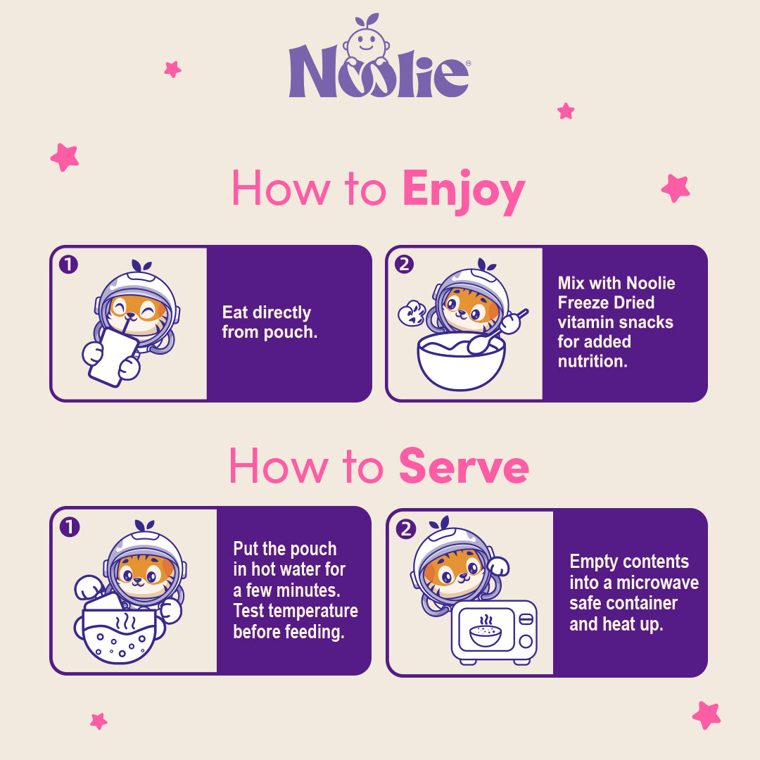 Noolie® Nutri Porridge Meal - Ube & Red Bean