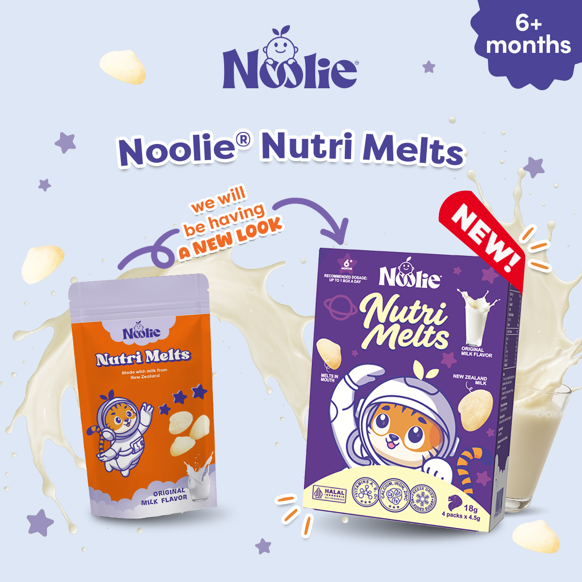 Noolie ® Nutri Melts - Rasa Susu Original