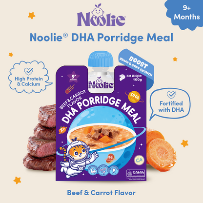 Noolie® DHA Porridge Meal - Beef & Carrot