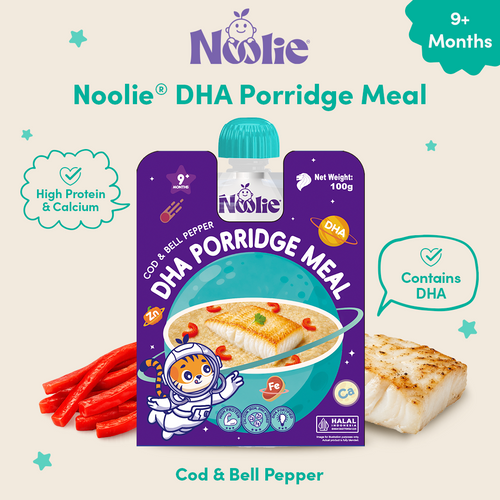 Noolie® DHA Porridge Meal - Cod & Bell Pepper