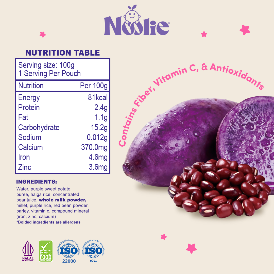 Noolie® Nutri Porridge Meal - Ube & Red Bean Flavor