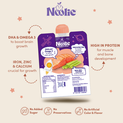 Noolie® DHA Porridge Meal - Salmon & Celery