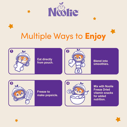 Noolie® Immunity Fruit Puree (Turmeric, Apple, Mango)