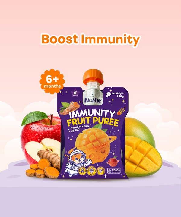 Noolie® Immunity Fruit Puree (Turmeric, Apple, Mango)