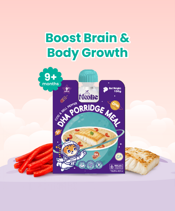 Noolie® DHA Porridge Meal - Cod & Bell Pepper