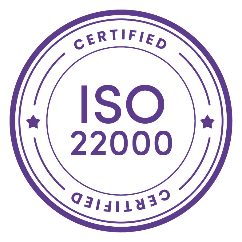 ISO 22000 certified