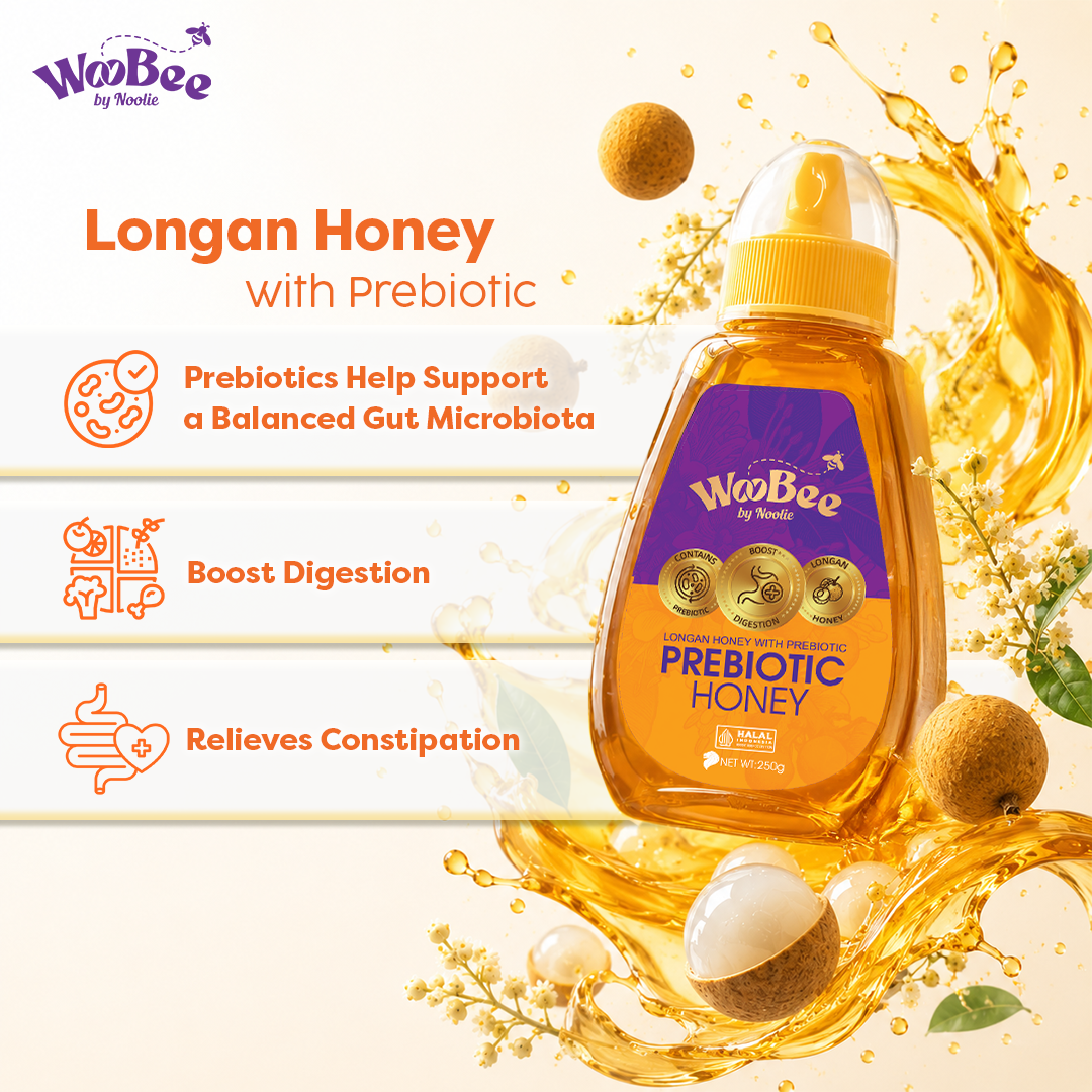 WooBee Prebiotic Honey (Longan Honey with Prebiotic)